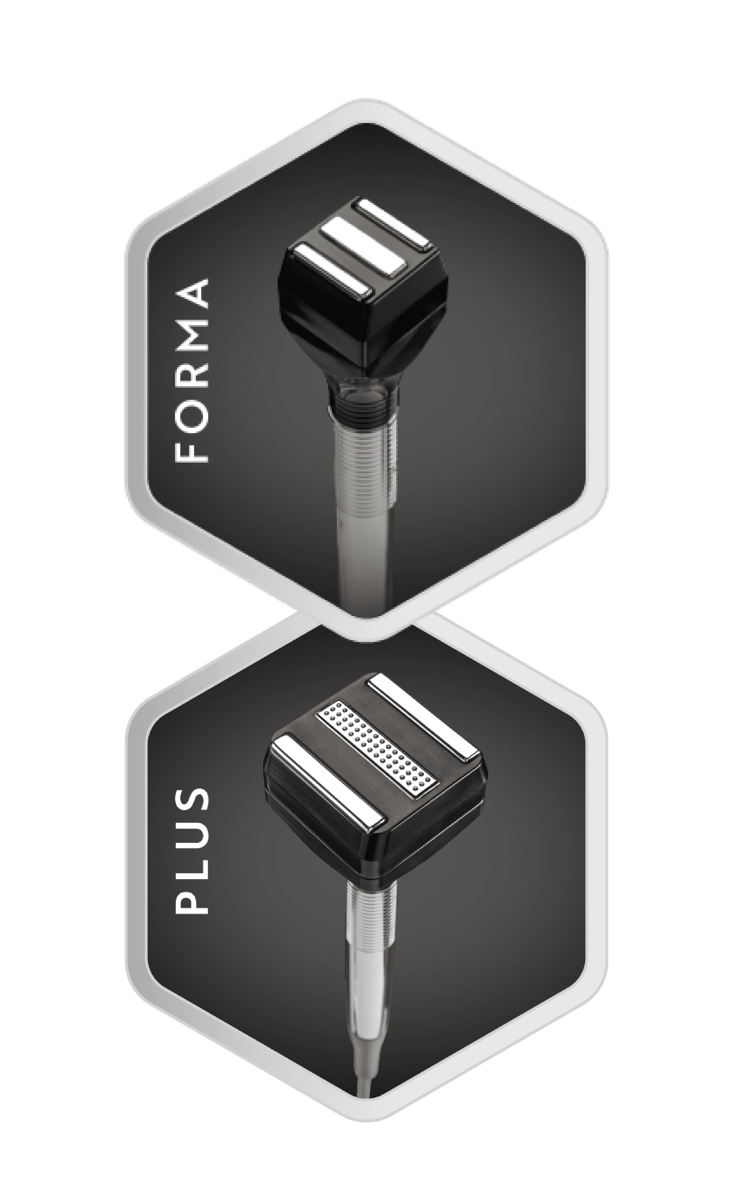 Forma device - handpiece in use
